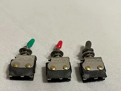 Lot Of 3 Vintage Micro Switch Toggle Switches 6AT1-T2  Made In USA Untested • $22.95