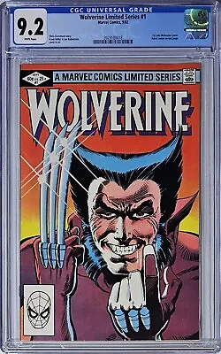 Wolverine #1 CGC 9.2 Marvel Comics 1982 1st Solo Limited Series Yukio Cameo • £160.86