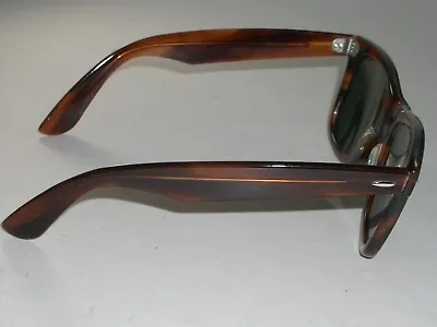 Vintage B&l Ray-ban L2053 Glossy Acetate G15 Uv Glass Wayfarer 50[]24 Sunglasses • $326.24