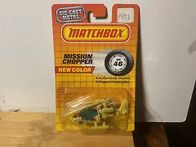 Matchbox Superfast  #46 The Mission Chopter In Desert Camouflage. • $4.25