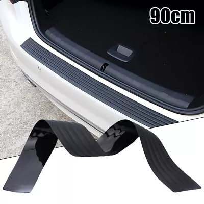 90cm Black Car Rear Bumper Protector Cover Sill Scuff Plate Trim Car New Parts • $25.25