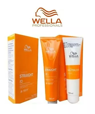 WELLA WELLASTRATE Permanent Straight System Hair Straightening Cream # MILD C/S • $45.97