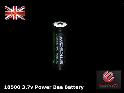 Power Bee 18500 1200mAh Battery 3.7V Lithium Rechargeable Solar Light Batteries • £5.99