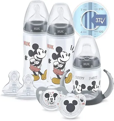 £22.25 • Buy NUK Disney First Choice+ First Years Set 6-18 Months Temperature Control 300ml