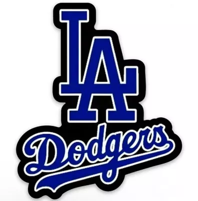 Los Angeles Dodgers Logo - Die Cut Laminated Vinyl Decal Major League Baseball • $3.75