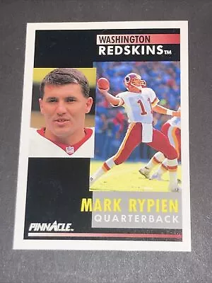 1991 Pinnacle Mark Rypien Washington Redskins #173 • $1