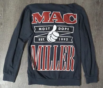 Mac Miller Hoodie X- Small Full Zip Hooded Sweatshirt 1992 Most Dope 2012  • $67