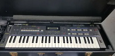 Vintage Casio CZ-101 Synthesizer Keyboard With Power Supply And Case  • $400