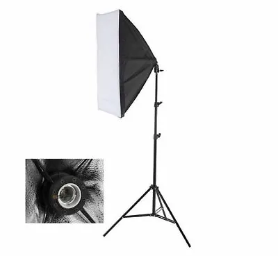50x70cm Softbox Umbrella Continuous Lighting Kit Photo Studio Pro Light Stand • £36.99