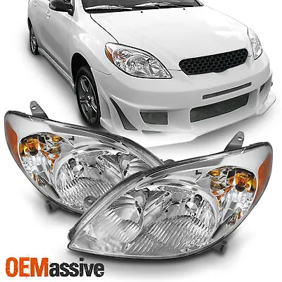 $137.74 • Buy For 2003-2008 Toyota Matrix Base XR XRS Headlights Pair Replacement Left+Right