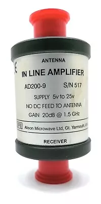 Alison Microwave AD200-9 In Line Amplifier Antenna • $208.05