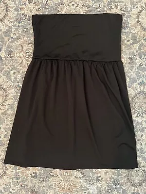 OP Size M Black Tube Top Dress Swim Coverup • £8.67