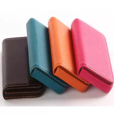 £5.09 • Buy Magnetic Pocket Name Business Card ID Card Credit Card Holder Case Wallet FI