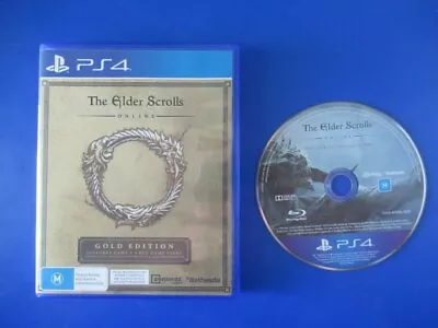 The Elder Scrolls Online Gold Edition - Sony PS4 PlayStation 4 Games PAL AUS • $8.10