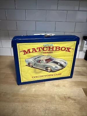 1968 Matchbox Collectors Carry Case + 4 Trays ~ 3 Cars Free Shipping • $70