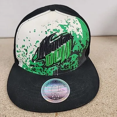 Mountain Dew Splash Authentic Fitted 7.25 7 1/4 Hat Cap 2010 • $13.50