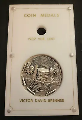 The Metal Arts Co .999 Silver Victor David Brenner Medal Approximately 198 Grams • $499.99