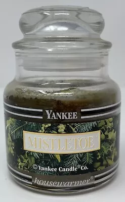 Yankee Candle MISTLETOE Small Jar Candle 3.7oz  Retired Label READ DESCRIPTION • $11.99