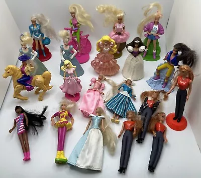 Vintage 90s Barbie McDonald's Mattel Happy Meal Toys Doll Lot Of 20 - Damaged • $10