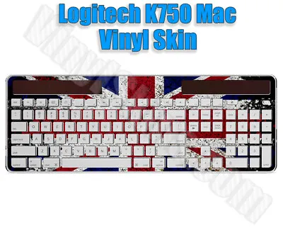 Choose Any 1 Vinyl Decal/Skin For Logitech K750 Keyboard MAC - Free US Shipping! • $14.99