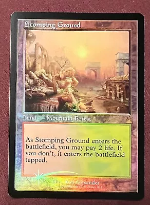 Magic Gathering Ravinca Remastered RVR Stomping Ground Foil Retro Frame 431 • $29.99