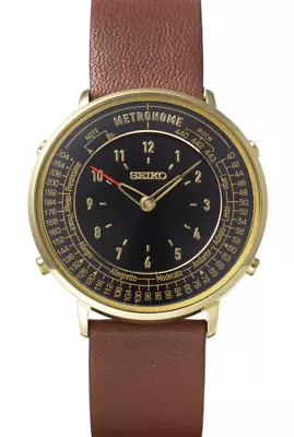 SEIKO Metronome Watch Dark Brown SMW001A Standard Line With Box From Japan  • $196.50