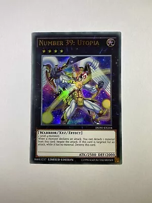 Number 39: Utopia DUPO-EN104 Limited Edition Ultra Rare Yugioh Card • £0.99