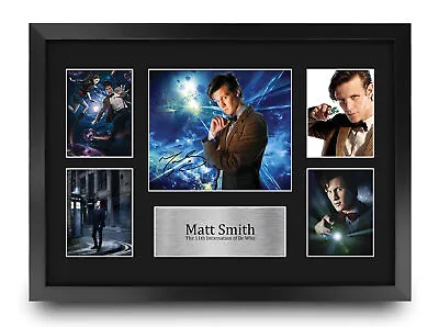 Matt Smith Dr Who A3 Framed Signed Autograph Picture Gift For TV Fans • $36.98