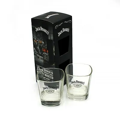 Jack Daniel's Glasses 2 PACK- Tumbler Whisky 28cl New Gift Box Collectable • £12.99