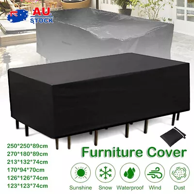 Waterproof Outdoor Furniture Cover Garden Patio Rain UV Table Sofa Protector AUS • $12.59