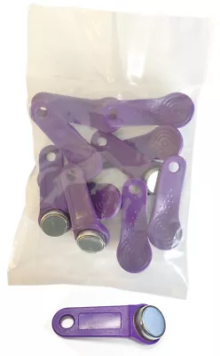 $22.99 • Buy Purple Keytabs IButtons For IButton Job Site Time Clock