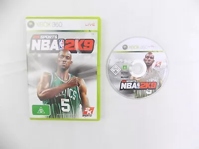 Mint Disc Xbox 360 NBA 2K9 - No Manual Free Postage • $7.90