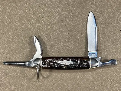 Vintage Scout Knife-Buster Brown Shoe Company (Utica Knife Co.) Very Nice! • $129