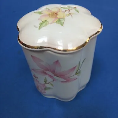 Small Royal Worcester Pallisy Ware Contemporary Jar With Lid 19.4cm Tall • £6