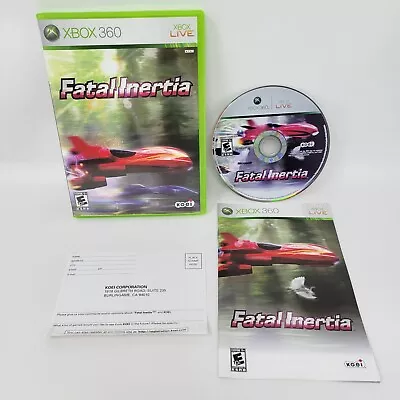 Fatal Inertia - Microsoft Xbox 360 Physical Exclusive Complete CIB Manual & Card • $199.94