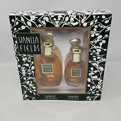 Coty Two Vanilla Fields Cologne Spray 50ml/1.7oz & 30ml/1oz New In Box • $59.95