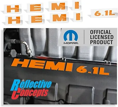 6.1L HEMI Engine Cover Decals For Charger And Challenger SRT8 • $15