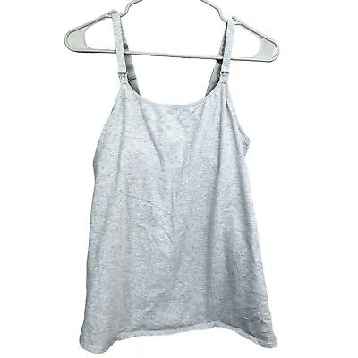 $9.99 • Buy Gilligan O'Malley Large Nursing Top Grey Strap Shirt