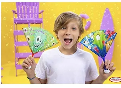 Stocking Filler Bubble Fan-O-Rama Bubble Fan Child Bubble Wand Party Bag Filler  • £3