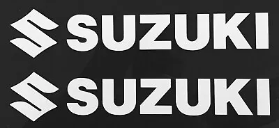 -2- SUZUKI Logo Sticker-Decal 22 Colors ATV GSXR GSX LTR 450 Katana 600 750 1000 • $12.75