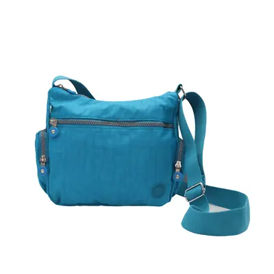£17.99 • Buy Ladies Canvas Material Messenger Body Bag Shoulder Holiday Travel Bag Handbag