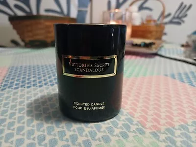 Victoria's Secret Scandalous Scented Candle 2 Oz / 56g  Black Glass • $8