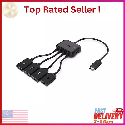 TUSITA Micro USB HUB Adaptor 3 Port Power OTG Charging • $12.50