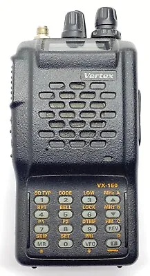 Yaesu Vertex VX-150 Amateur VHF Transceiver Handheld Radio Batteries NO ANTENNA • $150