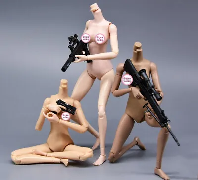 £15.98 • Buy Female Pale Flexible Body Model 1/6 Scale PVC Doll For 12  Woman Action Figure