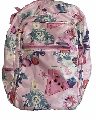 Vera Bradley Nylon Packable Travel Backpack Bag Lightweight Fold Up Expandable • $19.95