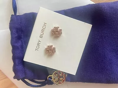 $165 • Buy Tory Burch - Kira Pave Stud Earring / Brand New, Unwanted Gift W/ Dust Bag