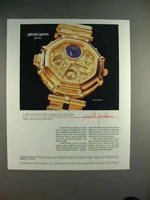 1988 Gerald Genta Minute Repeater Watch Ad! • £19.27