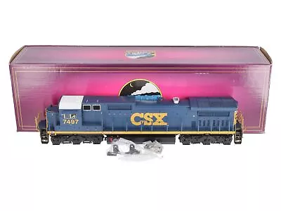 MTH 20-2948-2 CSX Dash-8 Narrow Nose Diesel Engine W/ PS2 #7497 (Scale Wheels) • $407.99