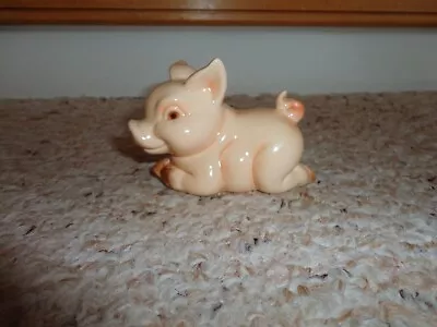 Vintage Goebel West Germany Pig Lying Down Farm Animal Figurine 32050 • $3.95